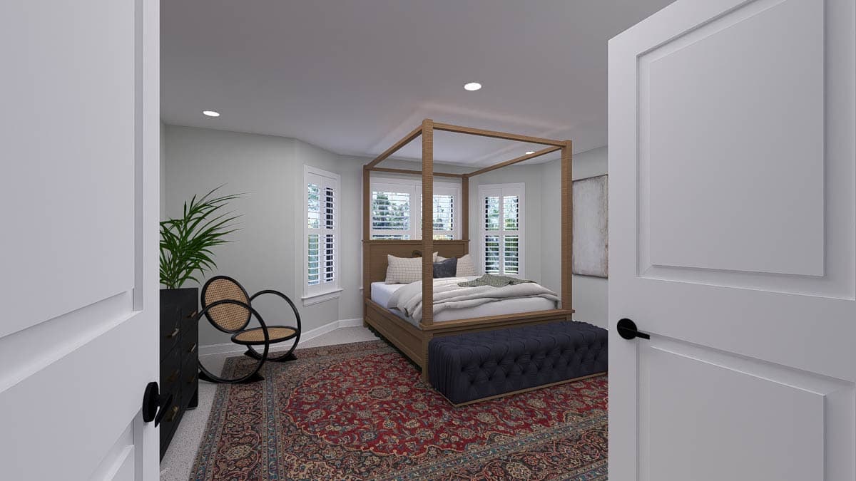 Plan 61603UT: Two-Story Traditional House Plan with Clustered Bedrooms - 2660 Sq Ft - Image #20 - European, Traditional