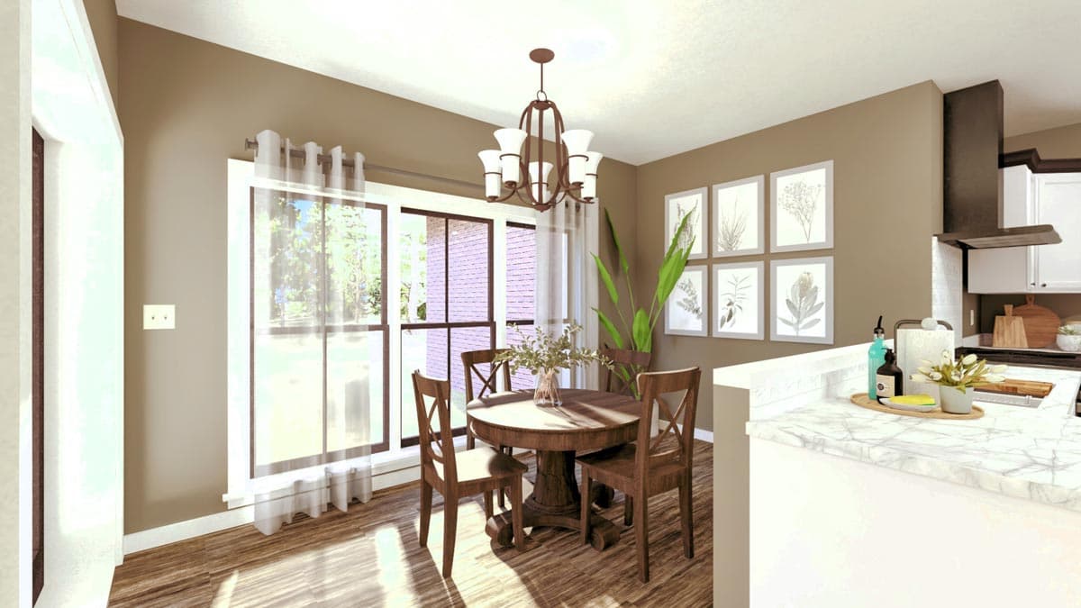 Plan 25057DH: 3-Bed Farmhouse Ranch with Private Primary Bedroom - 2096 Sq Ft - Image #12 - Country, Farmhouse, Ranch, Southern