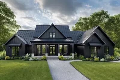 3-Bedroom Modern Farmhouse with Unfinished Bonus Level - 2473 Sq Ft