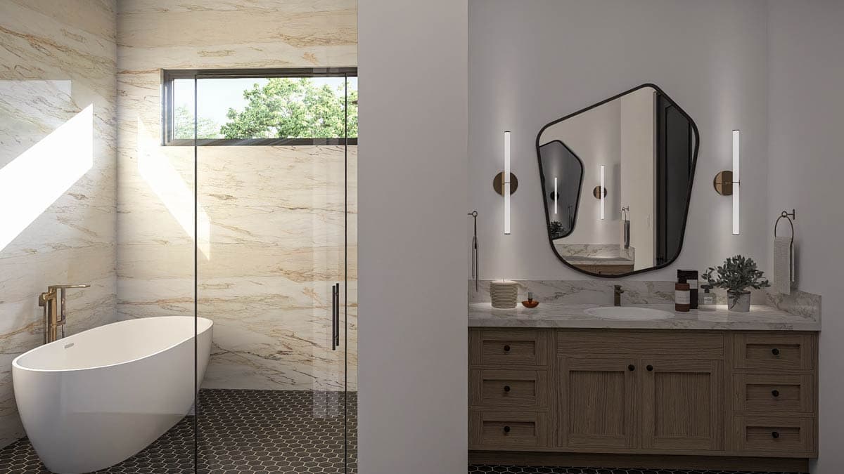 Plan 623486DJ: 3-Bedroom Contemporary Prairie House Plan with Rear Covered Deck - 2445 Sq Ft - Image #10 - Contemporary, Prairie