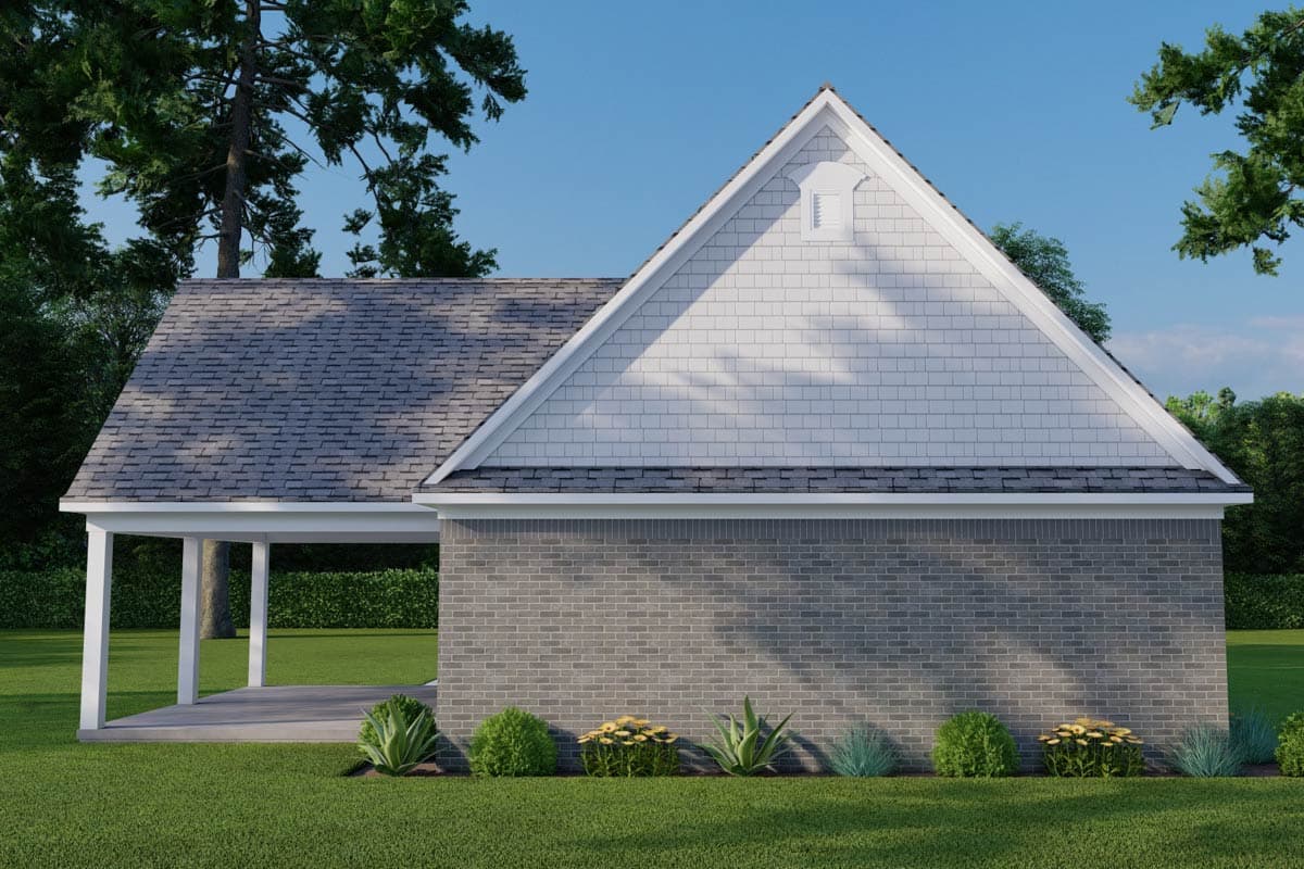 Plan 70917MK: 2-Car Traditional Detached Garage Plan - 806 Sq Ft - Image #5 - Traditional