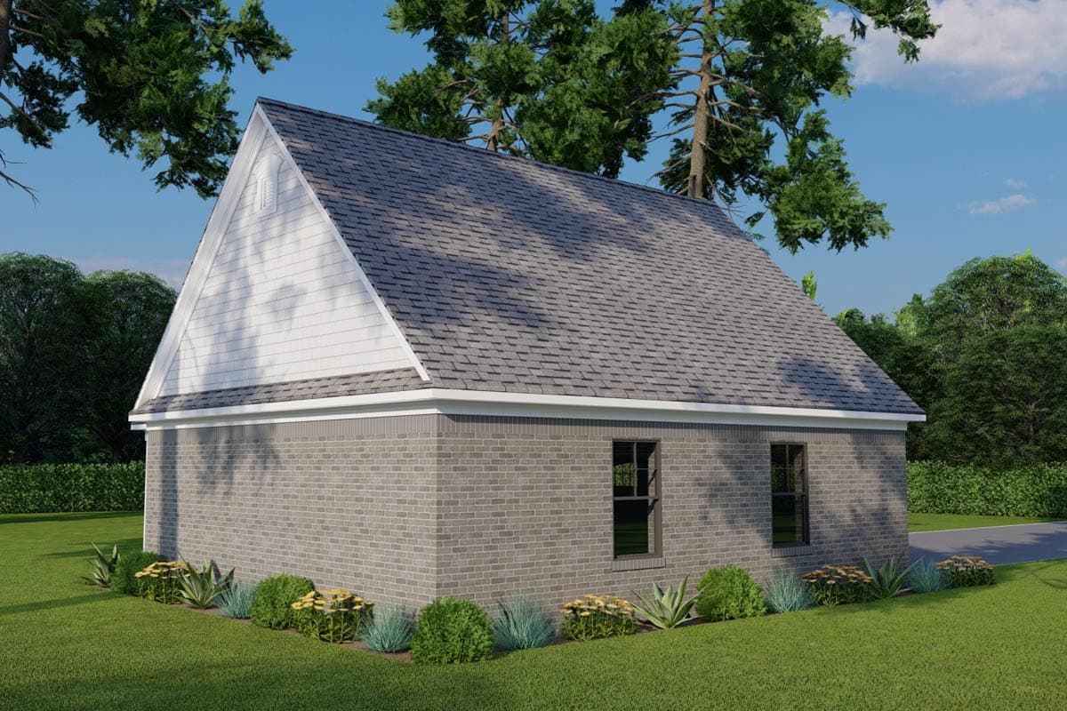 Plan 70917MK: 2-Car Traditional Detached Garage Plan - 806 Sq Ft - Image #7 - Traditional