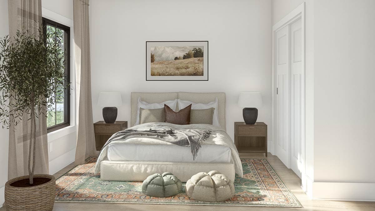 Plan 623488DJ: Multi Family House Plan with Two 1-Bed Matching Units Under 700 Sq Ft Each - Image #7 - Country, Craftsman, Ranch