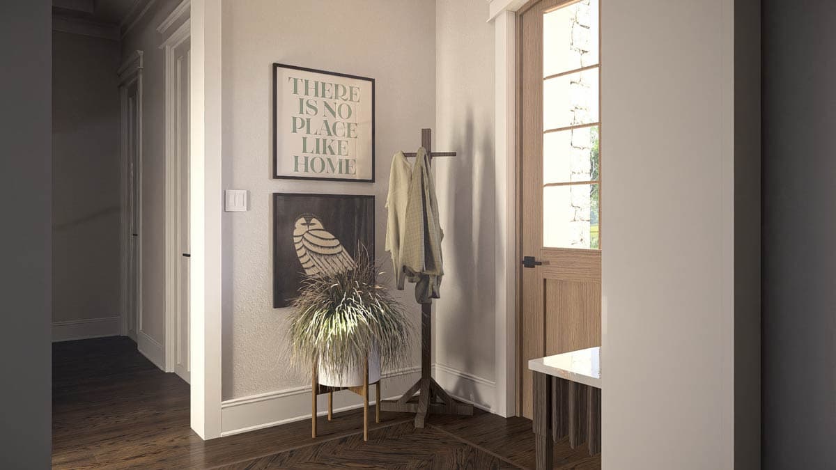 Plan 623490DJ: 3-Bedroom European House Plan with a Separate Guest Suite - 2997 Sq Ft - Image #7 - European, Transitional