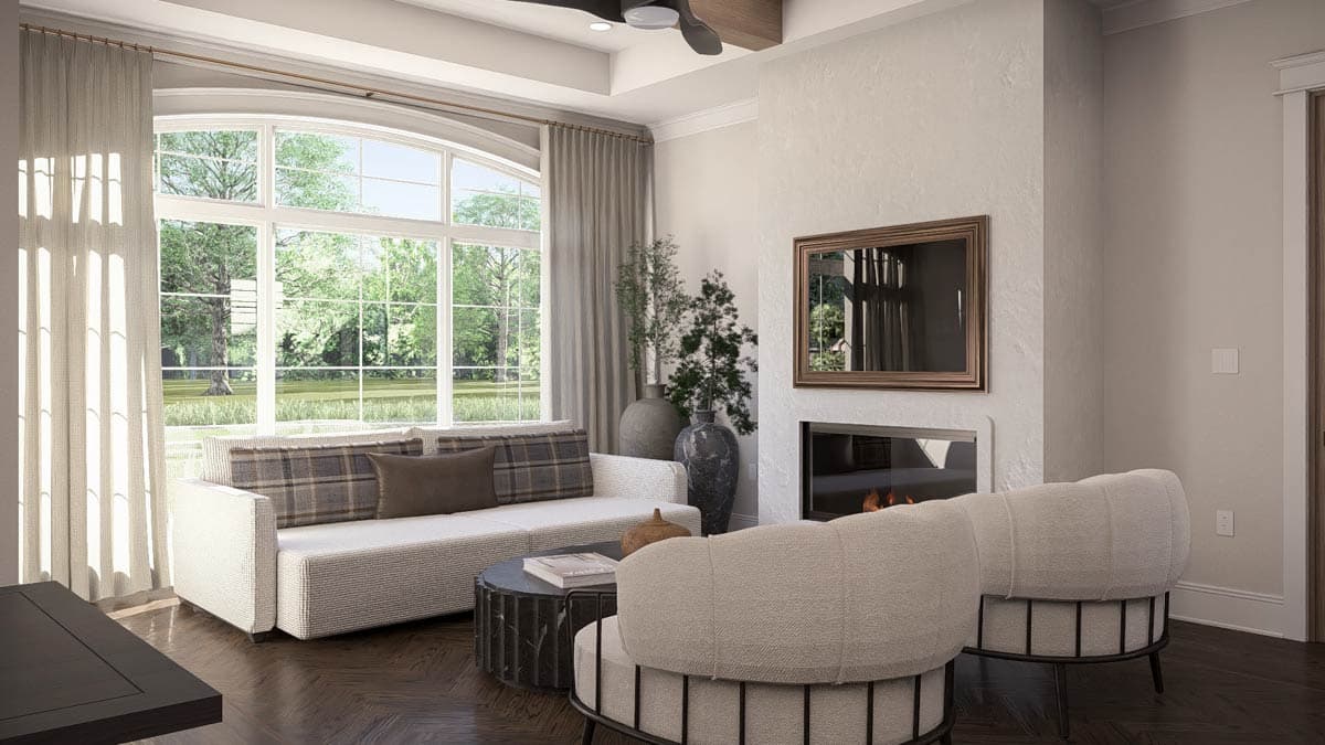 Plan 623490DJ: 3-Bedroom European House Plan with a Separate Guest Suite - 2997 Sq Ft - Image #11 - European, Transitional