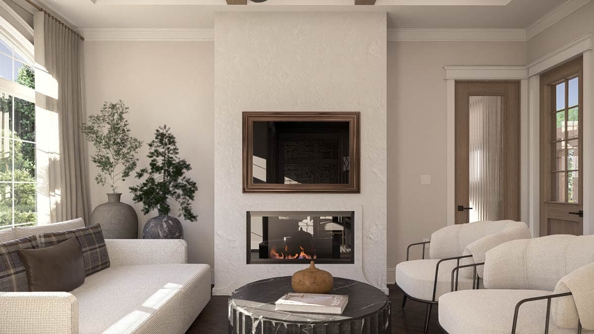 Plan 623490DJ: 3-Bedroom European House Plan with a Separate Guest Suite - 2997 Sq Ft - Image #12 - European, Transitional