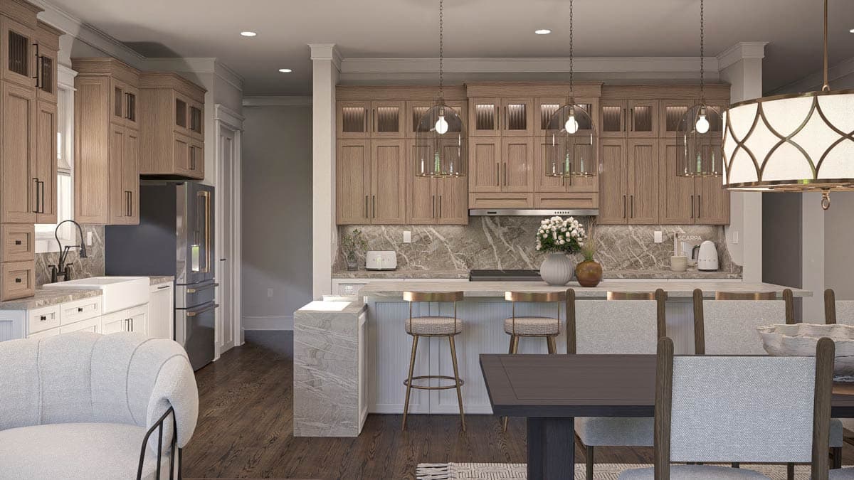 Plan 623490DJ: 3-Bedroom European House Plan with a Separate Guest Suite - 2997 Sq Ft - Image #15 - European, Transitional