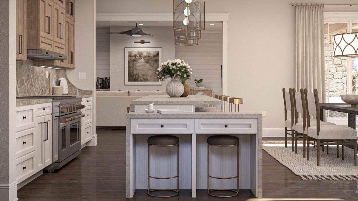 Plan 623490DJ: 3-Bedroom European House Plan with a Separate Guest Suite - 2997 Sq Ft - Image #13 - European, Transitional