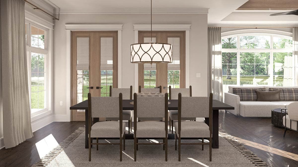 Plan 623490DJ: 3-Bedroom European House Plan with a Separate Guest Suite - 2997 Sq Ft - Image #16 - European, Transitional