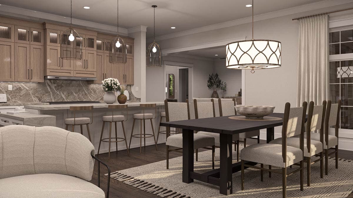 Plan 623490DJ: 3-Bedroom European House Plan with a Separate Guest Suite - 2997 Sq Ft - Image #19 - European, Transitional