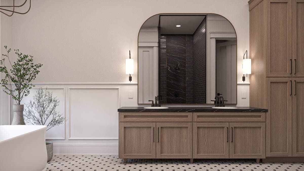 Plan 623490DJ: 3-Bedroom European House Plan with a Separate Guest Suite - 2997 Sq Ft - Image #21 - European, Transitional