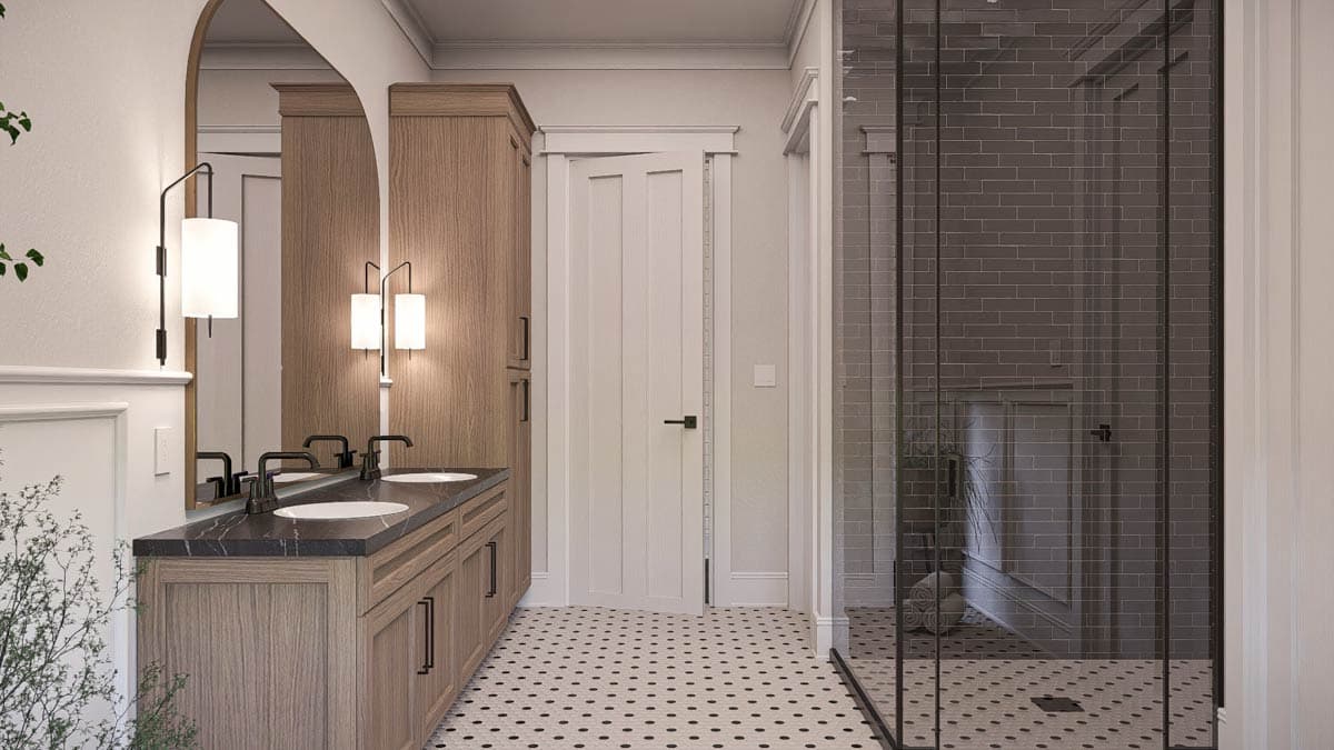 Plan 623490DJ: 3-Bedroom European House Plan with a Separate Guest Suite - 2997 Sq Ft - Image #22 - European, Transitional