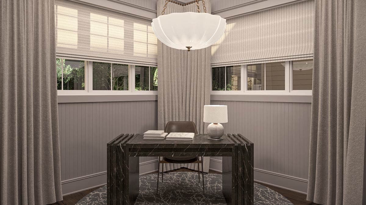 Plan 623490DJ: 3-Bedroom European House Plan with a Separate Guest Suite - 2997 Sq Ft - Image #24 - European, Transitional