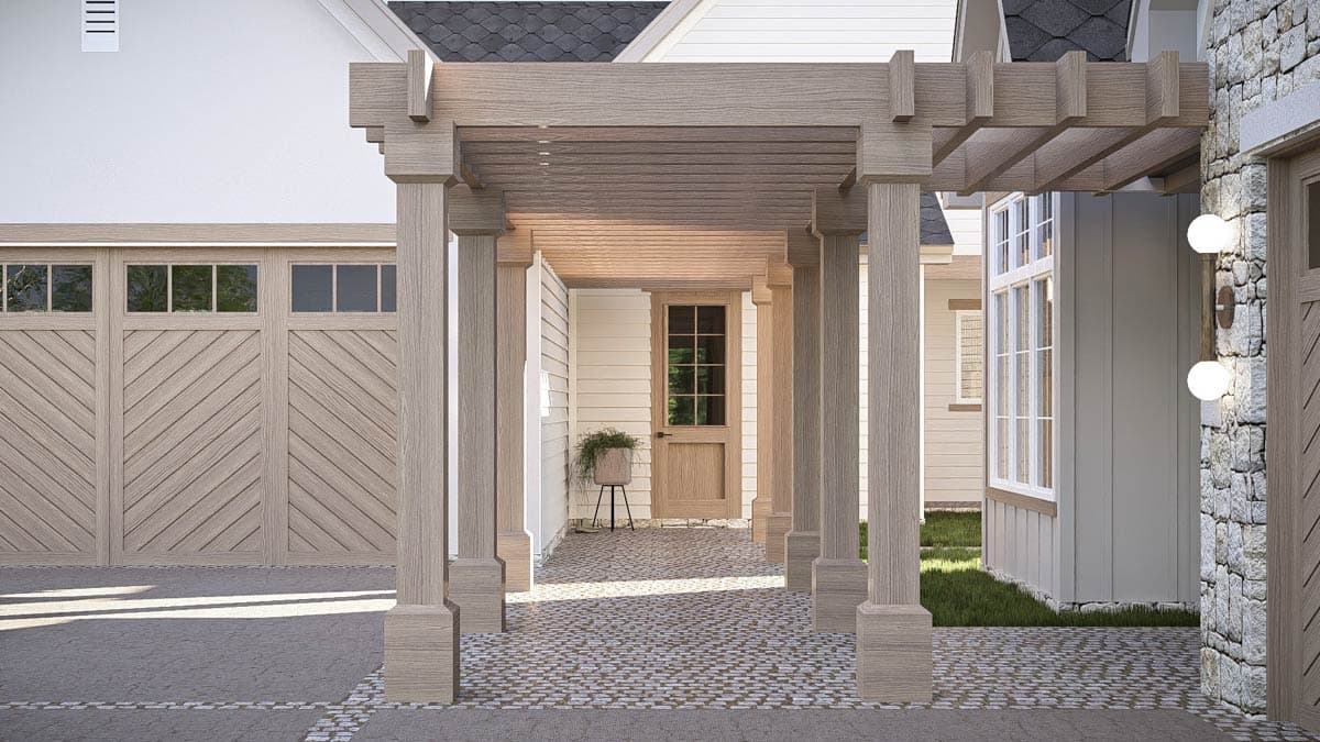 Plan 623490DJ: 3-Bedroom European House Plan with a Separate Guest Suite - 2997 Sq Ft - Image #25 - European, Transitional