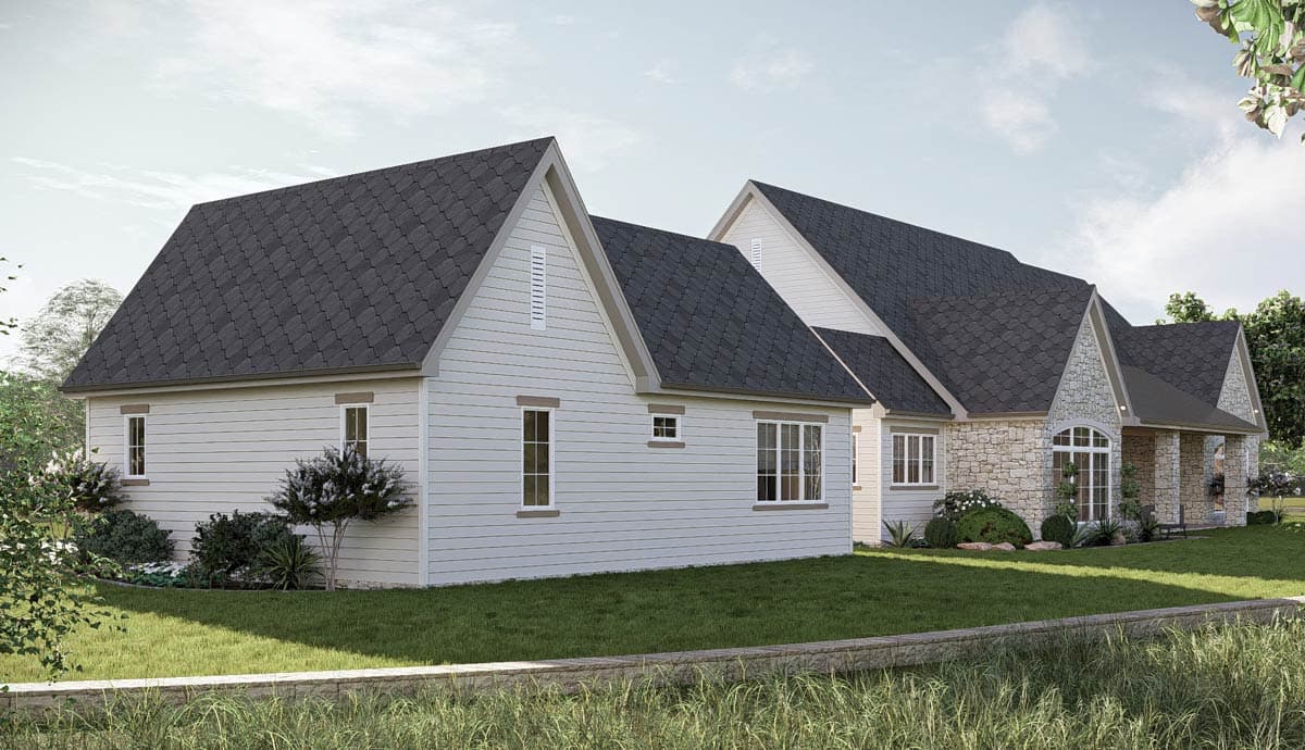 Plan 623490DJ: 3-Bedroom European House Plan with a Separate Guest Suite - 2997 Sq Ft - Image #31 - European, Transitional