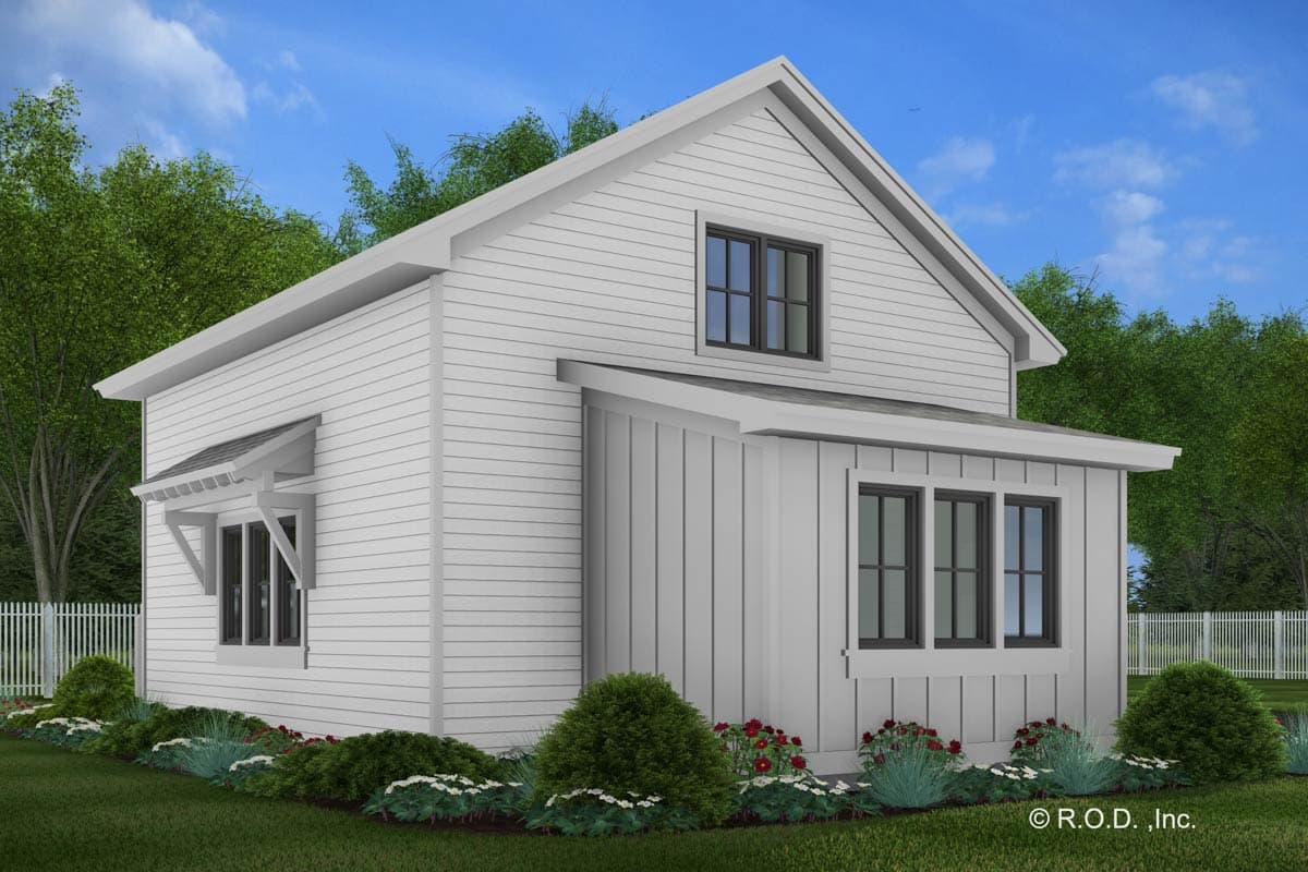 Plan 14993RK: 2-Car Traditional Garage Plan with with Golf Cart Bay and Bonus Room Above - Image #5 - Traditional