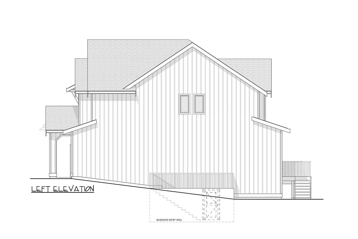 Plan 270115AF: Two-Story New American House Plan with Second Level Master Suite and Sitting Area - 1981 Sq Ft - Image #19 - Cottage, Country, Modern Farmhouse, New American, Traditional