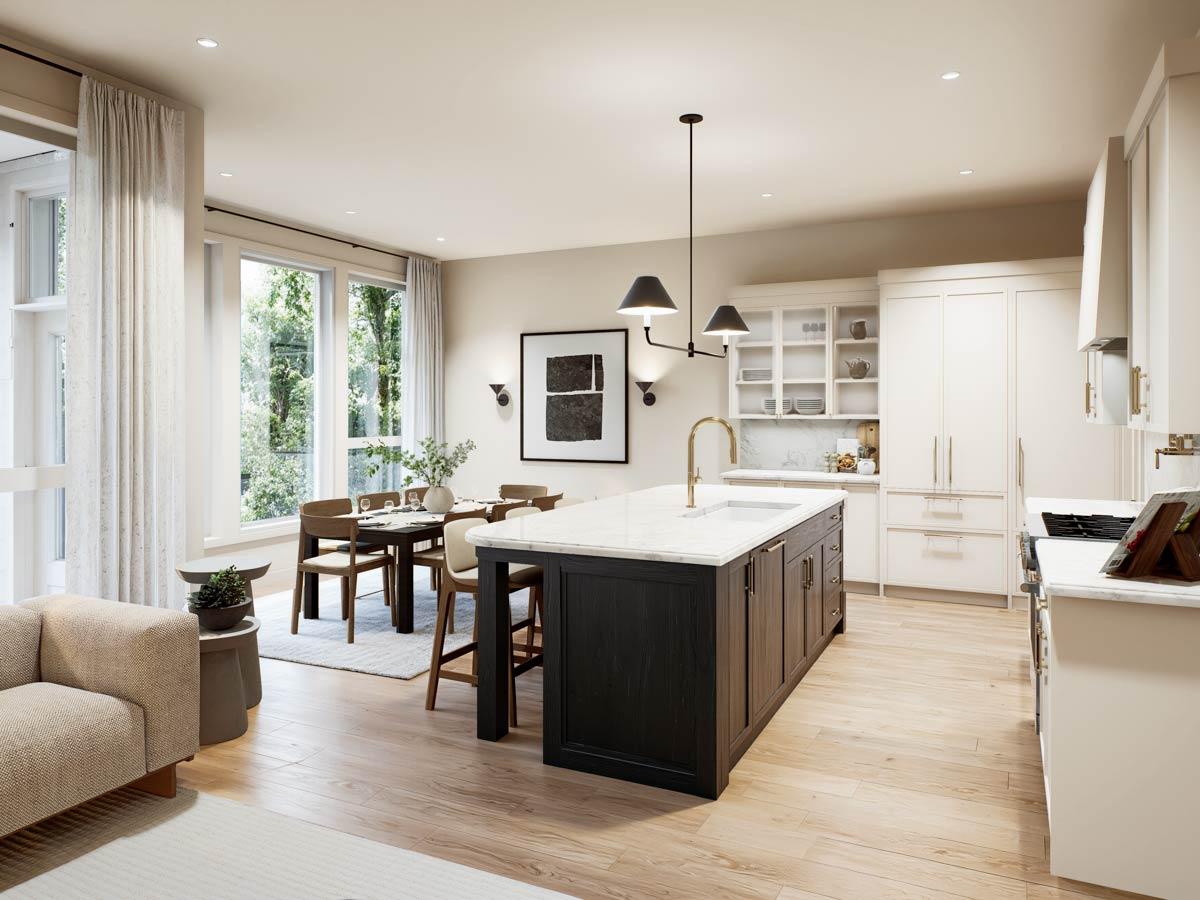 Plan 270115AF: Two-Story New American House Plan with Second Level Master Suite and Sitting Area - 1981 Sq Ft - Image #7 - Cottage, Country, Modern Farmhouse, New American, Traditional