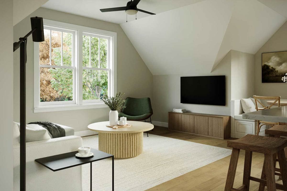 Plan 50237PH: Two-Story Garage Apartment with 1 Bed - 850 Sq Ft - Image #8 - Carriage, Cottage, Country, Craftsman