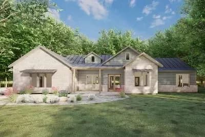 Single-Story Ranch House Plan with 1-Bedroom In-Law Suite - 3570 Sq Ft
