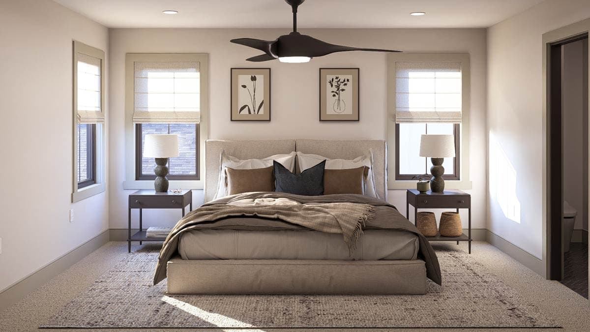 Plan 623491DJ: 3-Bed Traditional House Plan with Rear Entry Garage - 1708 Sq Ft - Image #8 - New American, Traditional