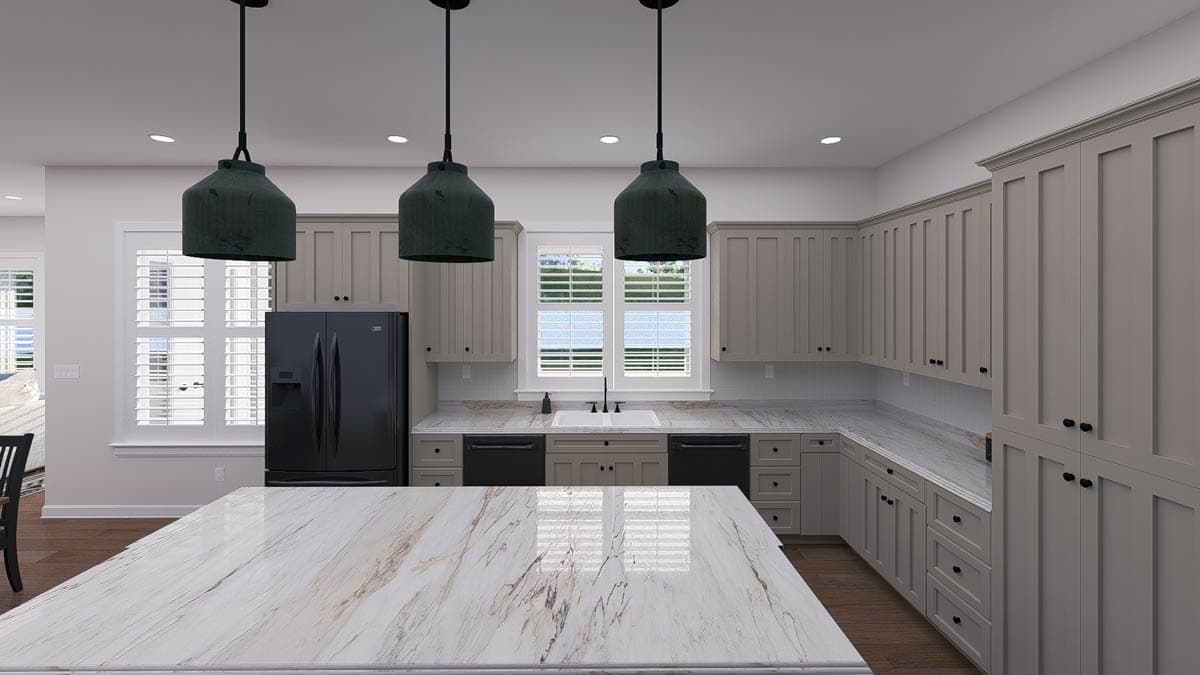 Plan 61605UT: 4-Bedroom Traditional House Plan with Hidden Pantry - 780 Sq Ft - Image #16 - Traditional
