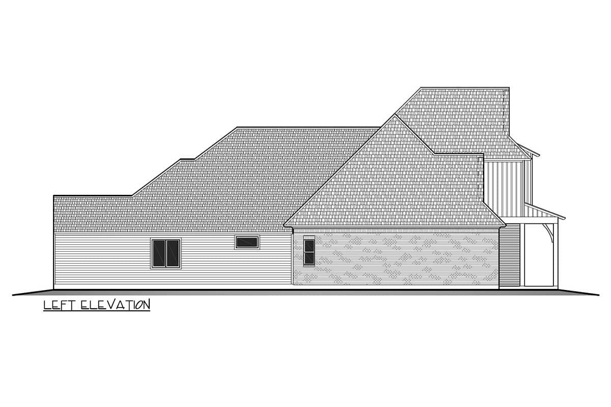 Plan 860082MCD: Two-Story Southern Louisiana House Plan with Outdoor Kitchen and Fireplace - 2665 Sq Ft - Image #6 - Louisiana-Style, Southern