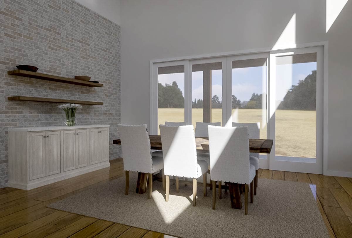 Plan 400028FTY: Two-Story Barndominium House Plan with Wrap-Around Porch  - 3161 Sq Ft - Image #13 - Barndominium