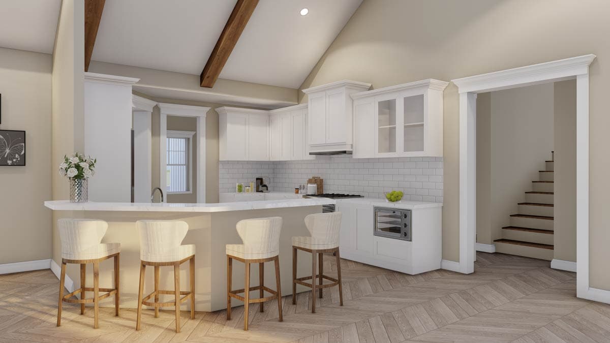 Plan 70919MK: 4-Bed Modern Farmhouse Plan with Lower Level Game Room - 3369 Sq Ft - Image #8 - Country, Farmhouse, Modern Farmhouse