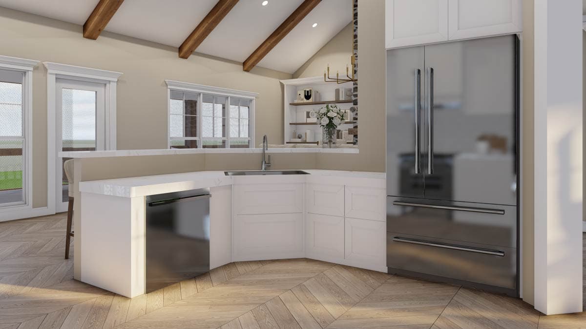 Plan 70919MK: 4-Bed Modern Farmhouse Plan with Lower Level Game Room - 3369 Sq Ft - Image #9 - Country, Farmhouse, Modern Farmhouse