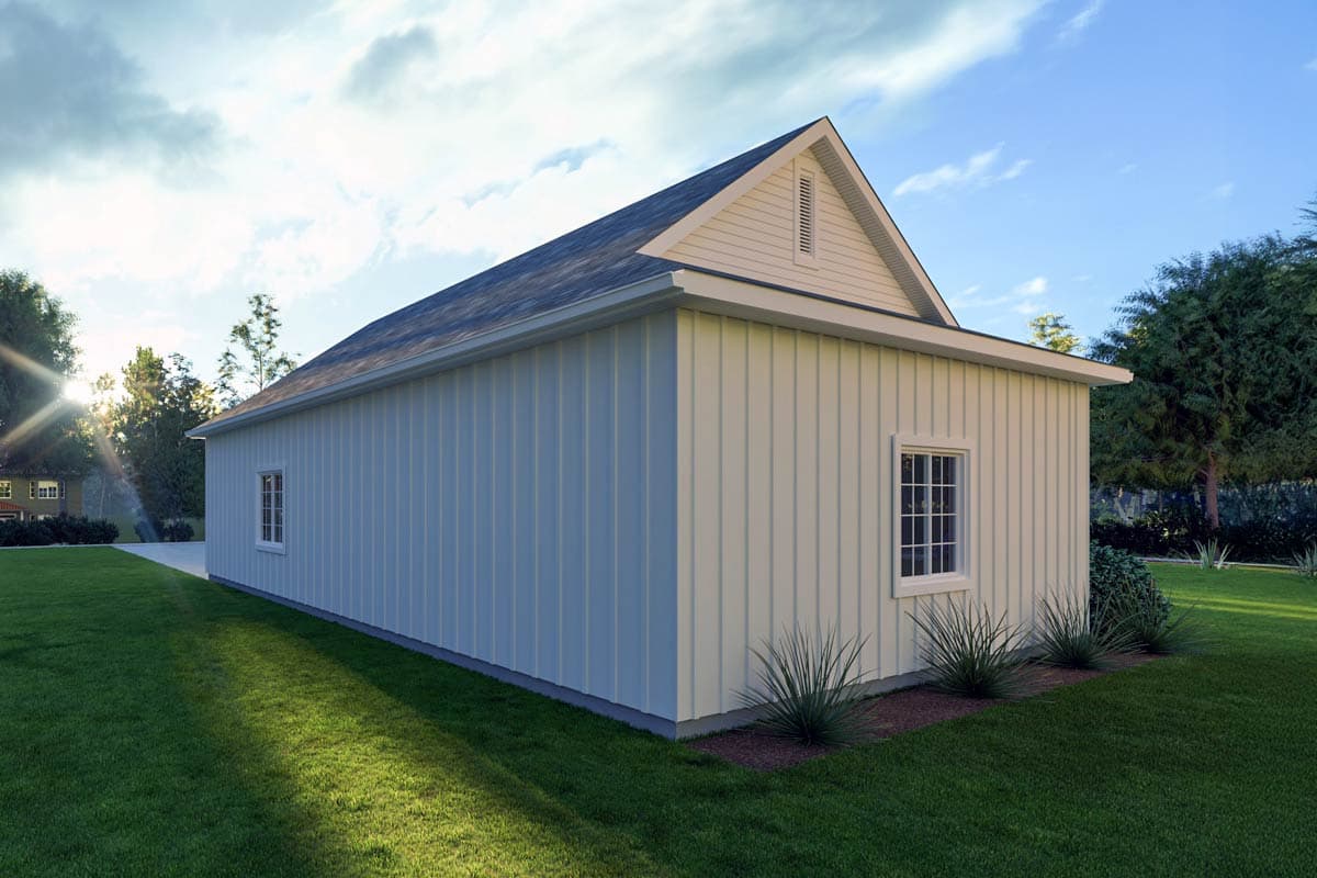 Plan 506041BRY: Country Detached 2-Car Garage Plan and Workshop - 556 Sq Ft