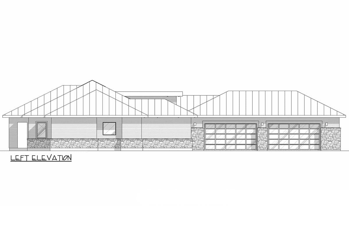 Plan 307740RAD: Single-Story Transitional House Plan with Home Office - 3240 Sq Ft - Image #13 - Hill Country, Transitional