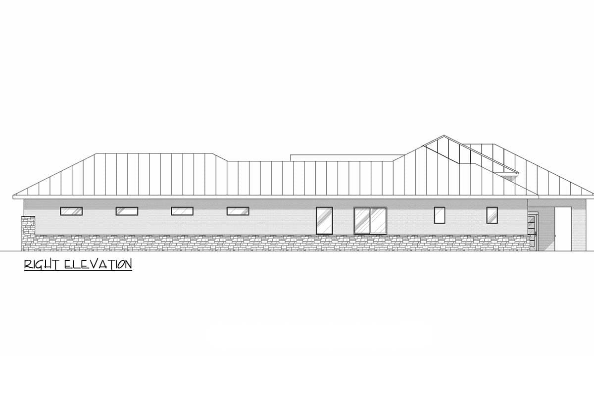 Plan 307740RAD: Single-Story Transitional House Plan with Home Office - 3240 Sq Ft - Image #12 - Hill Country, Transitional