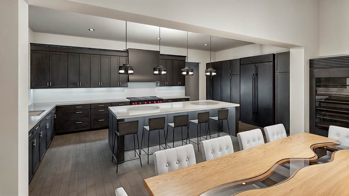 Plan 307740RAD: Single-Story Transitional House Plan with Home Office - 3240 Sq Ft - Image #9 - Hill Country, Transitional