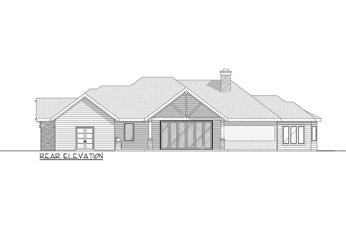 Plan 307741RAD: 3-Bedroom Hill Country House Plan with Study or Flex Room - 2848 Sq Ft - Image #7 - Hill Country
