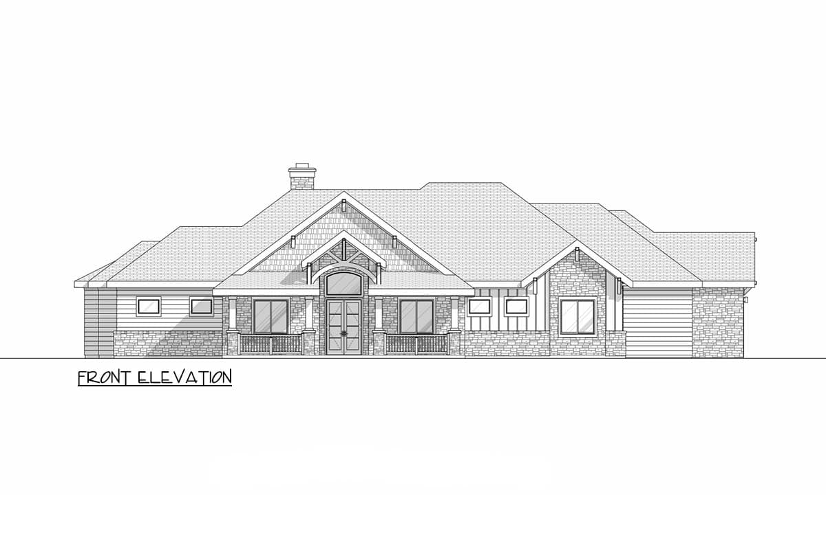 Plan 307741RAD: 3-Bedroom Hill Country House Plan with Study or Flex Room - 2848 Sq Ft - Image #8 - Hill Country
