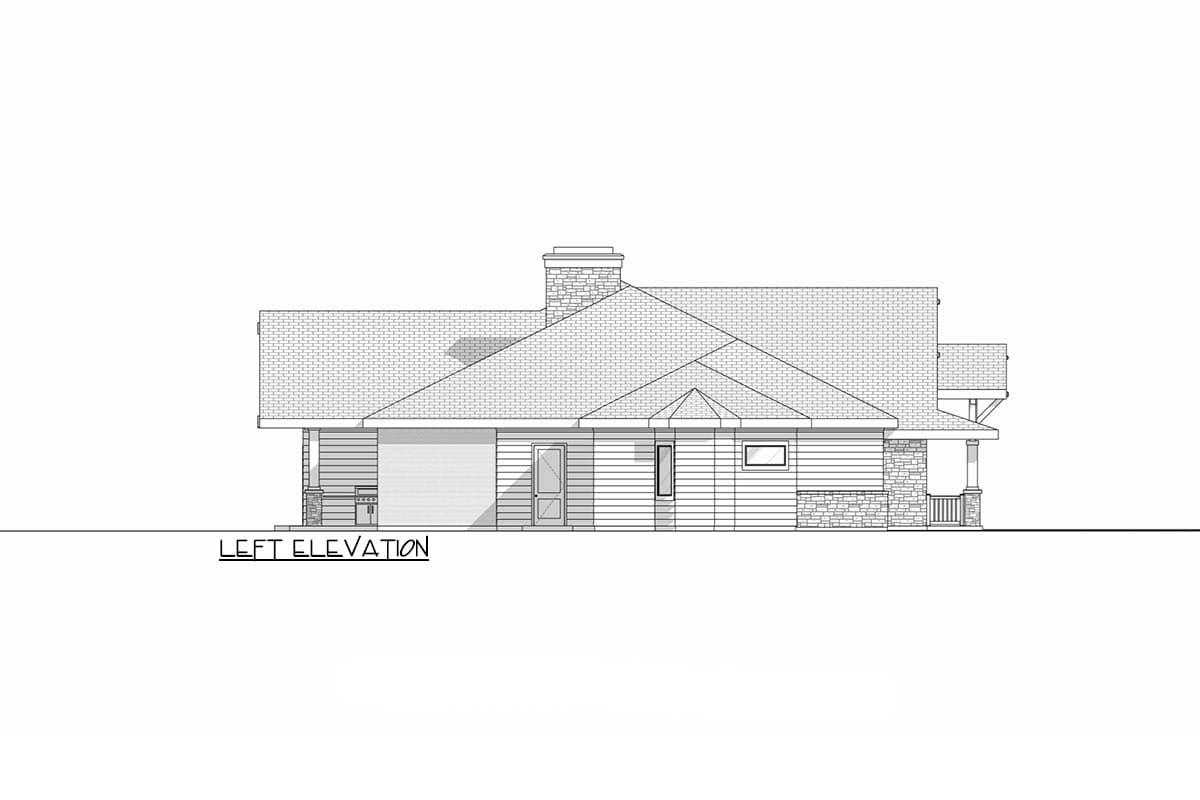Plan 307741RAD: 3-Bedroom Hill Country House Plan with Study or Flex Room - 2848 Sq Ft - Image #9 - Hill Country