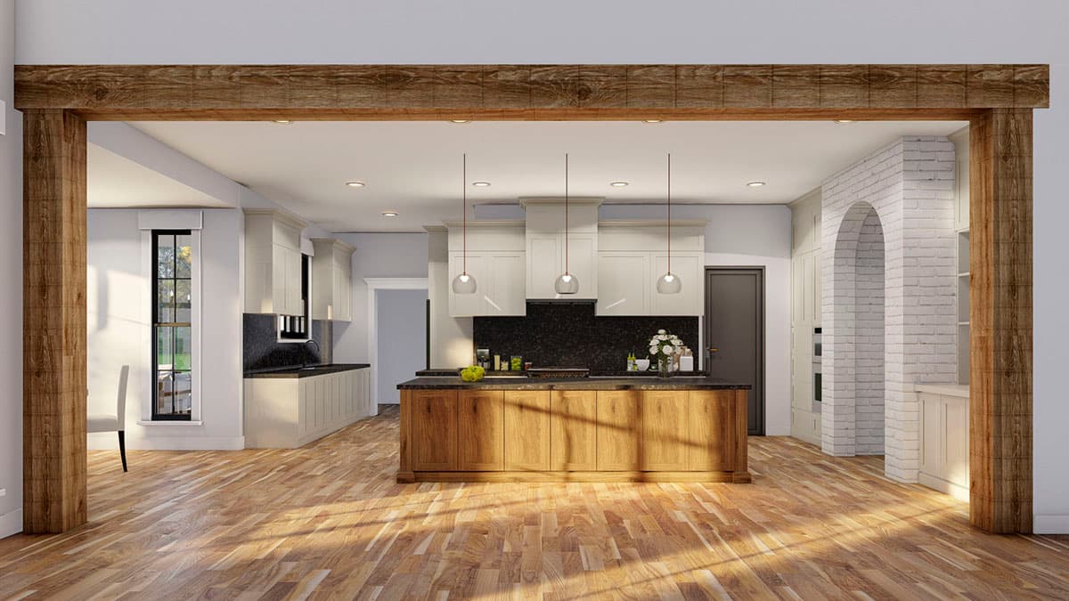 Plan 70920MK: 5-Bed Luxury Farmhouse Plan with 2-Story Great Room - 7618 Sq Ft - Image #9 - Craftsman, Farmhouse