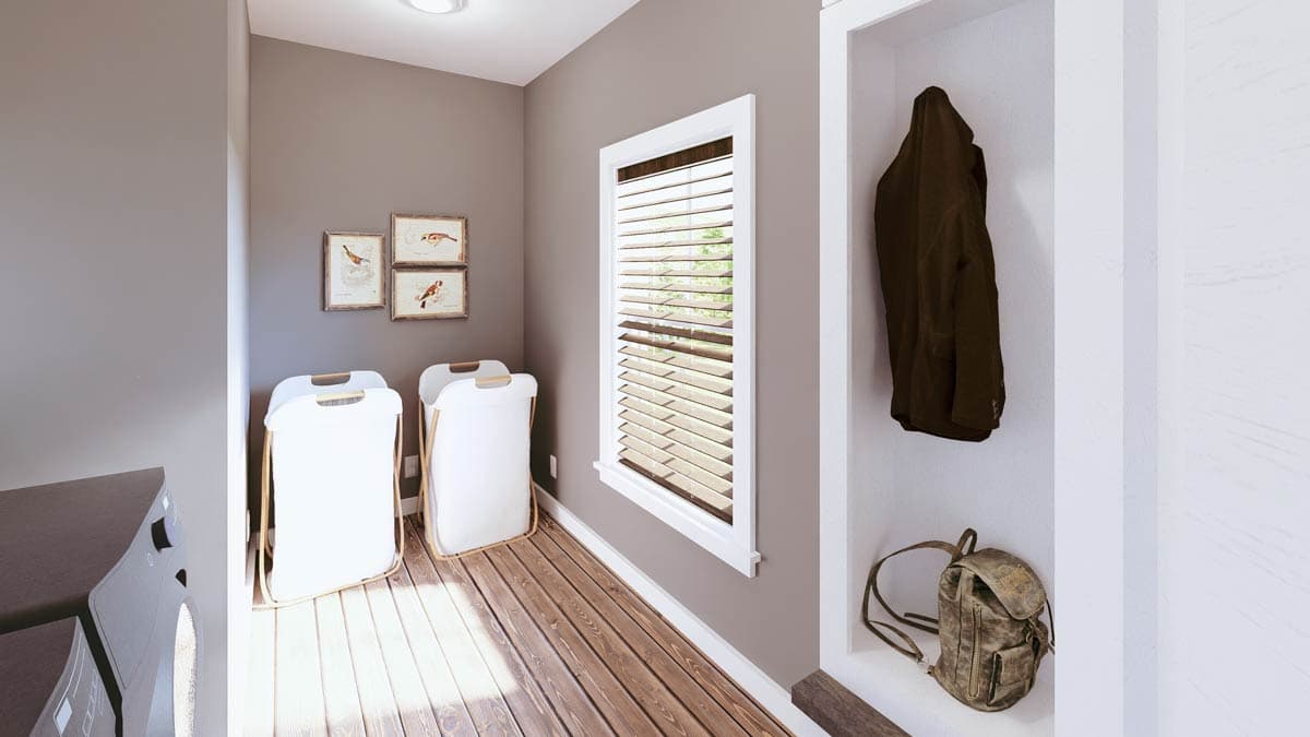 Plan 25059DH: Single-Story Country Ranch House Plan with Split-Bedroom Layout - 1404 Sq Ft - Image #13 - Country, Ranch