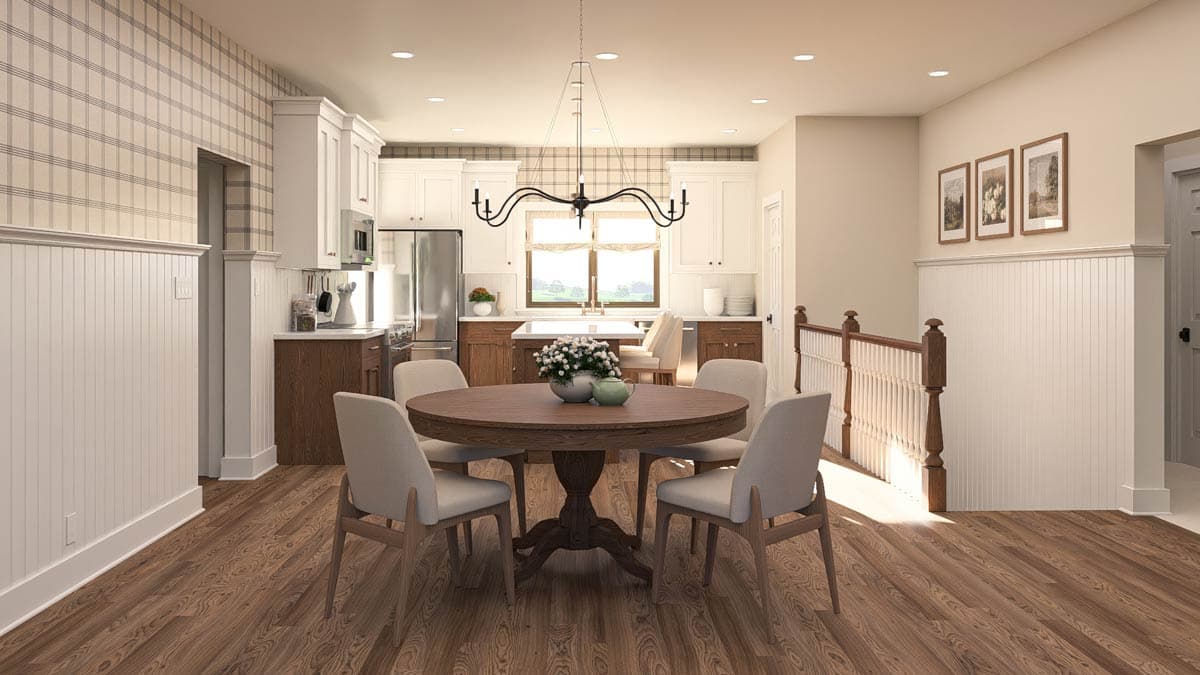 Plan 623493DJ: Single-Story Cottage House Plan with Split-Bedrooms - 1695 Sq Ft - Image #7 - Cottage, European