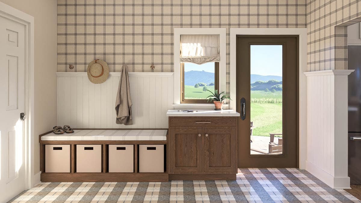 Plan 623493DJ: Single-Story Cottage House Plan with Split-Bedrooms - 1695 Sq Ft - Image #10 - Cottage, European