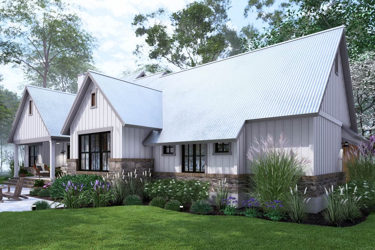 Plan 16938WG: 4-Bed Modern Farmhouse Plan with Bonus Room Over Garage - 2385 Sq Ft - Image #9 - Country, Farmhouse, Modern Farmhouse, New American, Southern