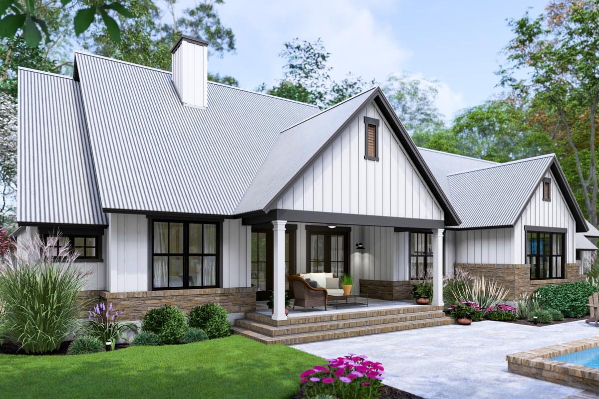Plan 16938WG: 4-Bed Modern Farmhouse Plan with Bonus Room Over Garage - 2385 Sq Ft - Image #26 - Country, Farmhouse, Modern Farmhouse, New American, Southern