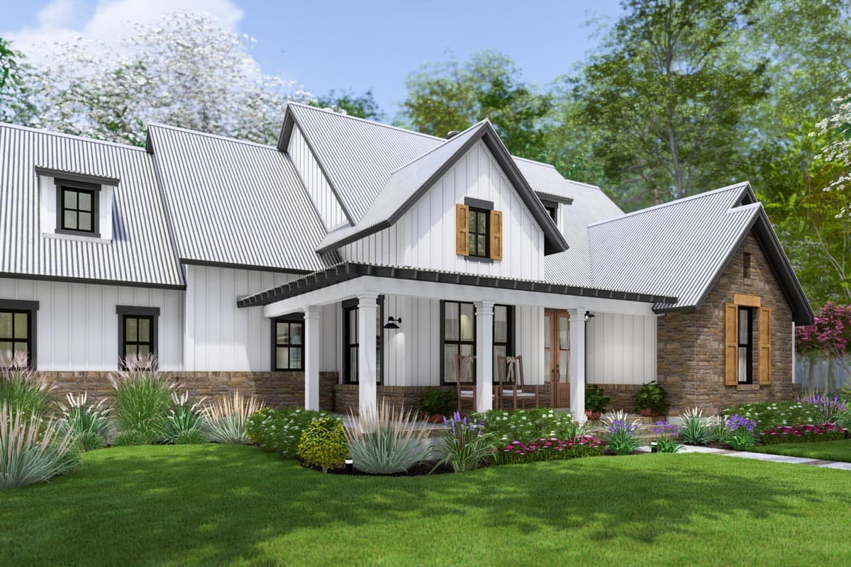 Plan 16938WG: 4-Bed Modern Farmhouse Plan with Bonus Room Over Garage - 2385 Sq Ft - Image #34 - Country, Farmhouse, Modern Farmhouse, New American, Southern