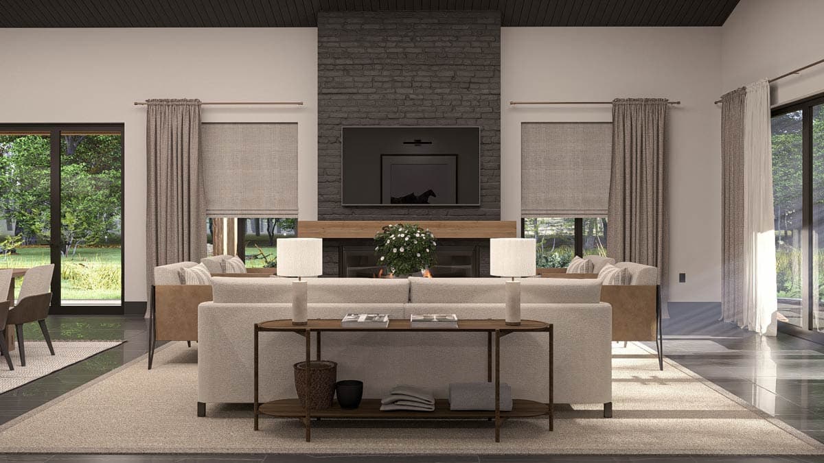 Plan 623494DJ: One-Story Barndominium House Plan with Open Concept Living and Cathedral Ceilings - 2524 Sq Ft - Image #10 - Barndominium