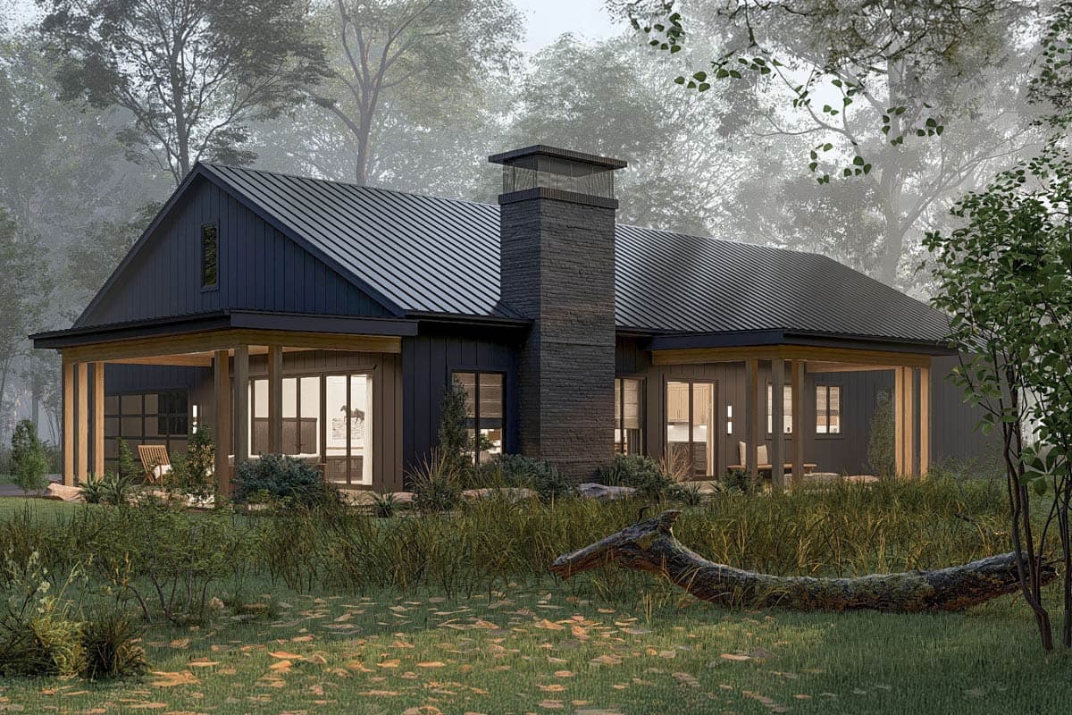 Plan 623494DJ: One-Story Barndominium House Plan with Open Concept Living and Cathedral Ceilings - 2524 Sq Ft - Image #20 - Barndominium