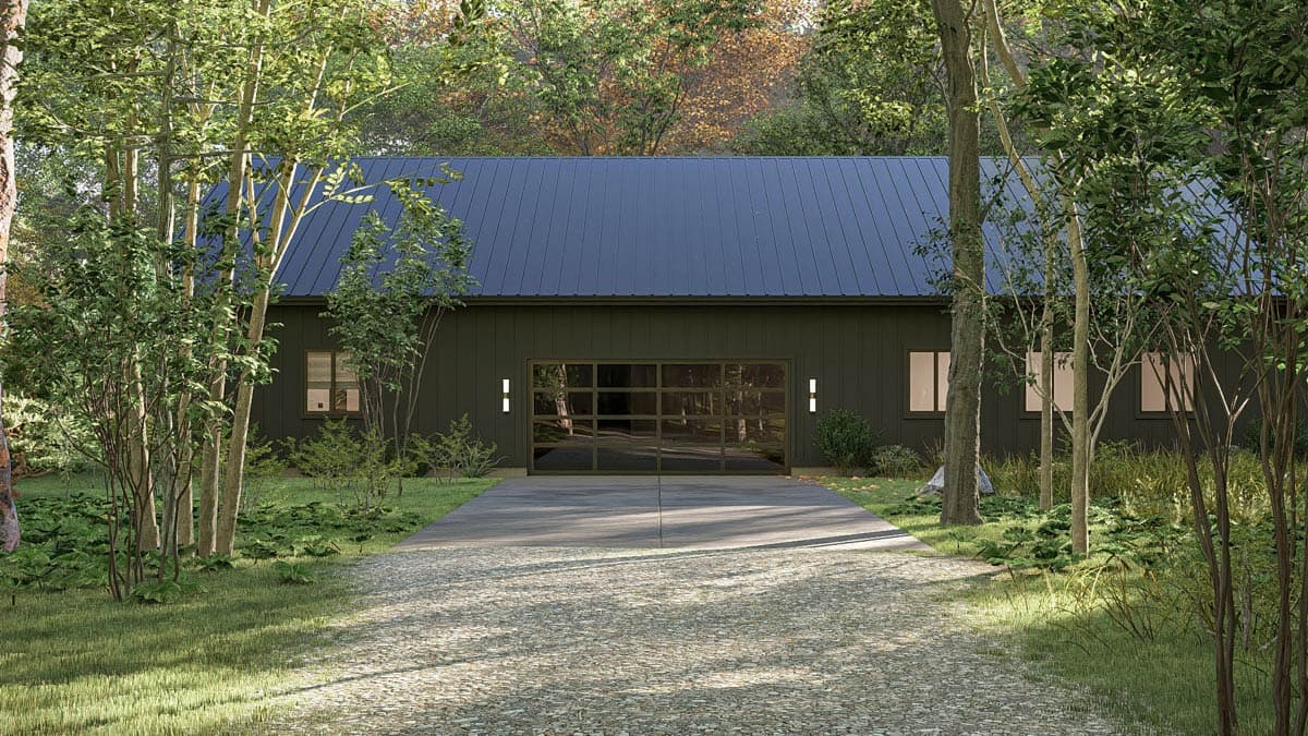 Plan 623494DJ: One-Story Barndominium House Plan with Open Concept Living and Cathedral Ceilings - 2524 Sq Ft - Image #18 - Barndominium