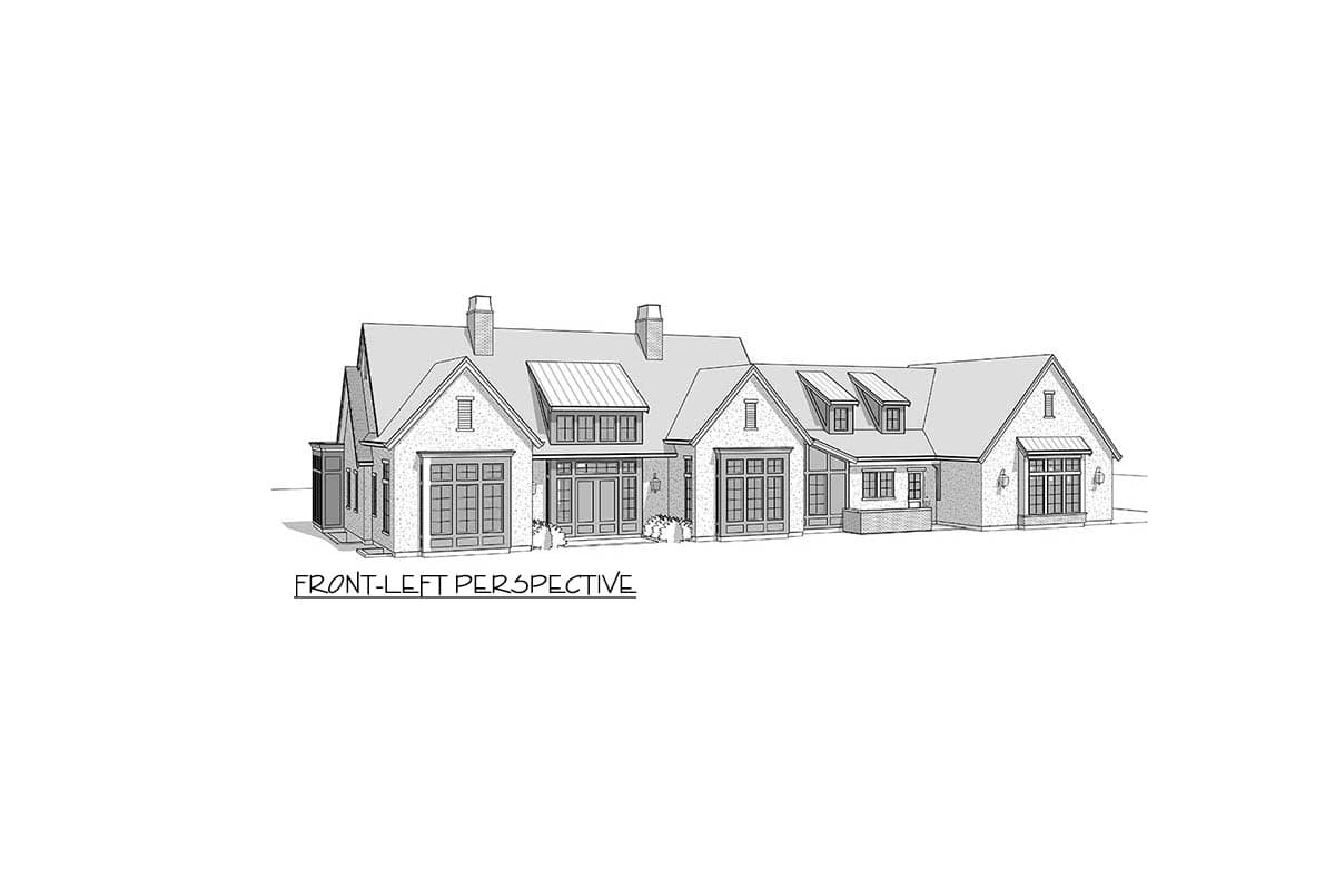 Plan 270116AF: Single-Story Transitional House Plan with Optionally Finished Lower Level - 3598 Sq Ft - Image #12 - Ranch, Transitional