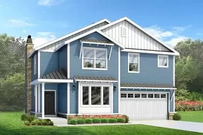 3-Bedroom Traditional Country House Plan with Loft - 1968 Sq Ft