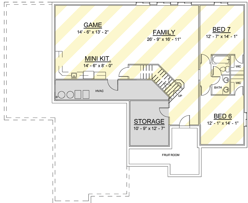 Plan 910111WHD: 5-Bedroom New American House Plan with 2-Story Great Room - 3100 Sq Ft - Floor Plan - Unfinished Basement - Farmhouse, Modern Farmhouse, New American